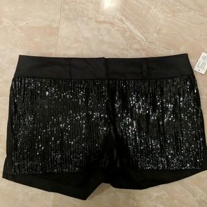 Kenar  black sequins shorts
